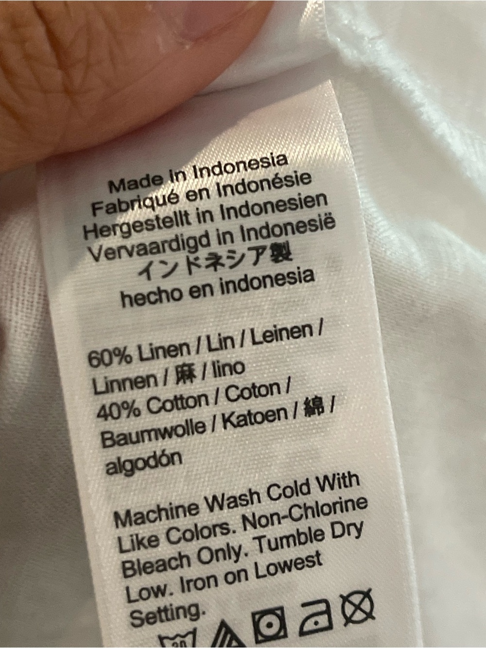 Women’s Jcrew white linen dress coverup - Picture 4 of 5